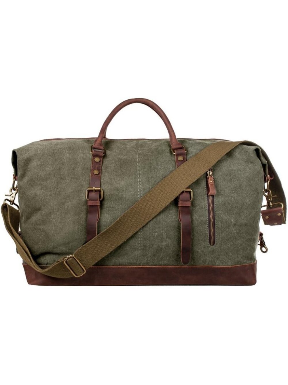 Travel Canvas Duffle Bag - Stylish Weekender Carry-On for Men & Women